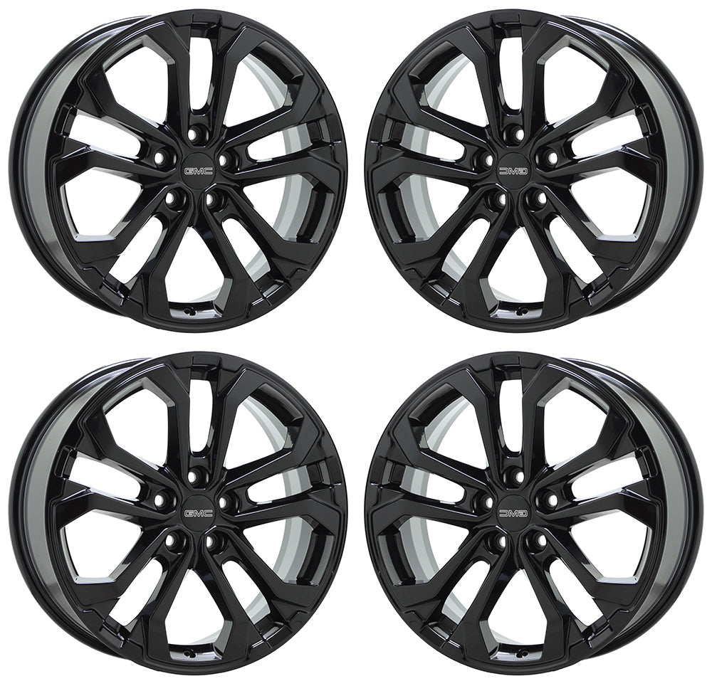19" Cadillac ATS Gloss Black wheels rims Factory OEM set 5899
